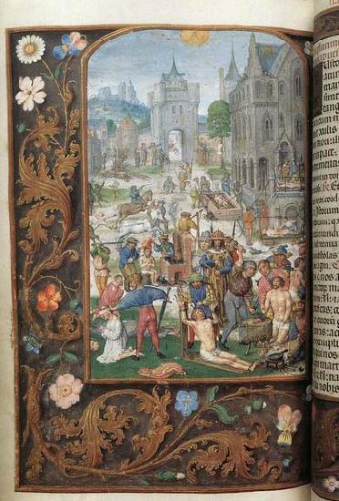 unknow artist Folio from the Mayer van den Bergh Breviary oil painting picture